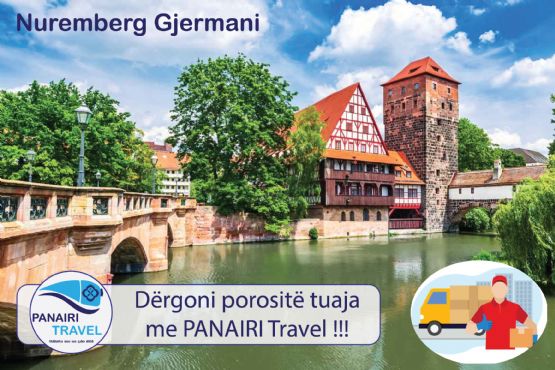 Pako nga Nuremberg per Tirane dhe nga Tirana per Gjermani me PANAIRI TRAVEL GJERMANI
